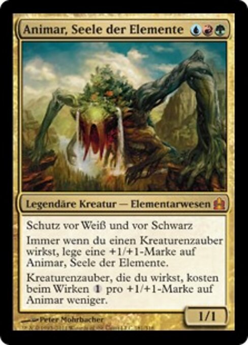 Animar, Seele der Elemente (V.1) CMD-181 Mythic Excellent Deutsch