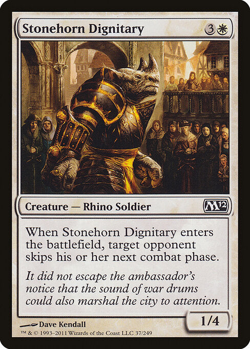 Stonehorn Dignitary M12-37 Common Excellent Englisch