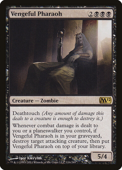 Vengeful Pharaoh M12-116 Rare Light Played Englisch