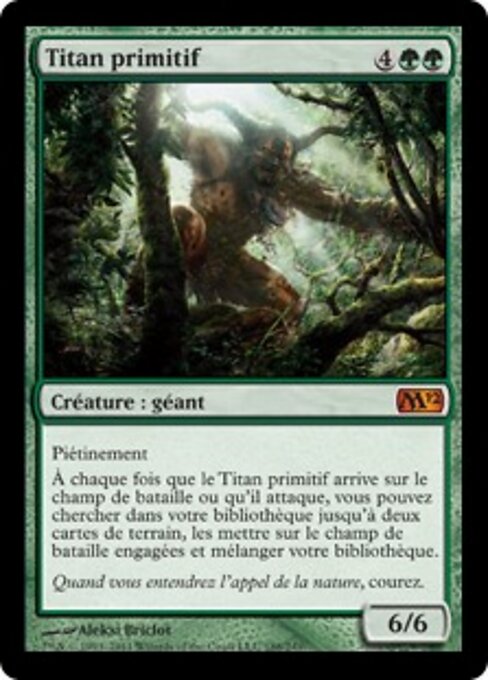 Primeval Titan M12-188 Mythic Good Französisch Foil