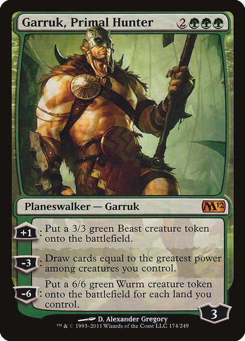 Garruk der Urjäger M12-174 Mythic Excellent Englisch