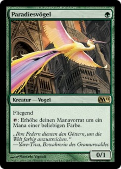 Paradiesvögel M12-165 Rare Excellent Deutsch