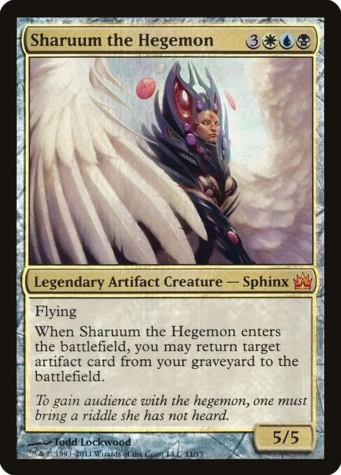 Sharuum the Hegemon V11-11 Mythic Light Played Englisch Foil