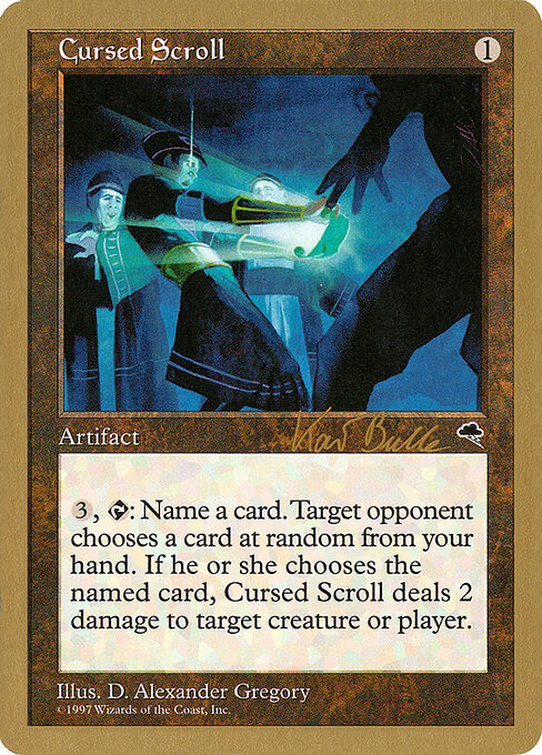 Cursed Scroll WCD20- Special Light Played Englisch