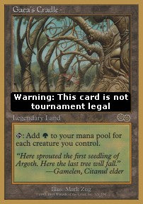Gaea's Cradle WCD18- Special Played Englisch