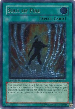 Seele des Feuers FOTB-DE031 Ultimate Rare Good Deutsch 1. Auflage