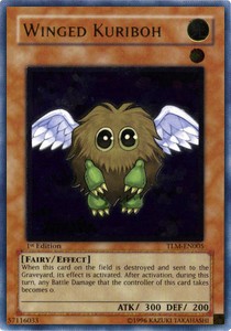 Geflügelter Kuriboh (V.2) TLM-005 Ultimate Rare Played Deutsch 1. Auflage