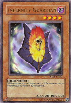 Ewig infernaler Wächter (V.1) WC09-003 Ultra Rare Light Played Deutsch