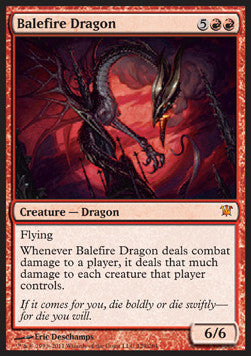 Unheilsfeuer-Drache ISD-129 Mythic Good Deutsch