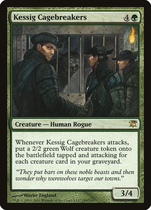 Kessig Cagebreakers ISD-189 Rare Excellent Englisch