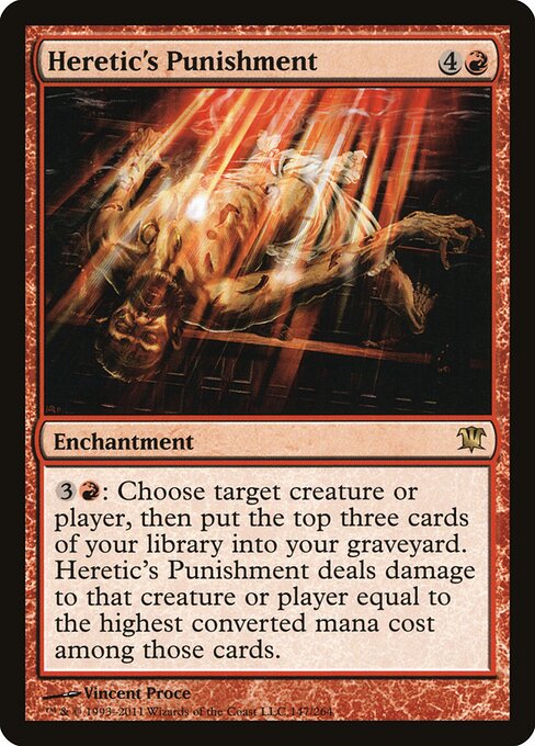 Heretic's Punishment ISD-147 Rare Light Played Englisch