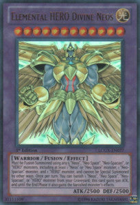 Elemental HERO Divine Neos LCGX-077 Ultra Rare Played Englisch