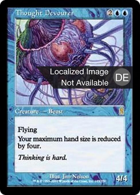 Gedankenverschlinger ODY-105 Rare Light Played Deutsch Foil