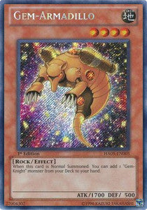 Edelstein-Gürteltier HA05-005 Secret Rare Good Deutsch 1. Auflage