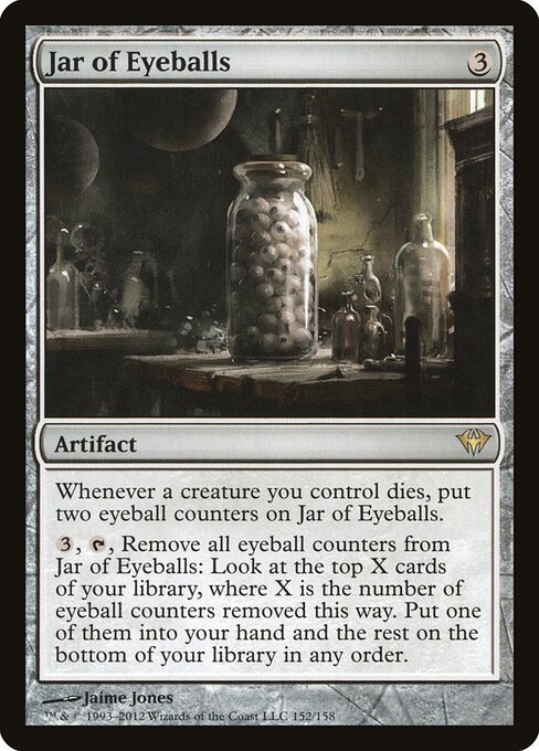 Jar of Eyeballs DKA-152 Rare Excellent Englisch
