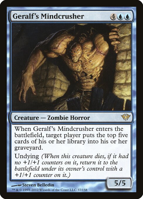 Geralf's Mindcrusher DKA-37 Rare Light Played Englisch