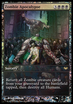 Zombie-Apokalypse GDP- Rare Played Englisch Foil