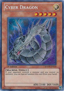 Cyber Drache (V.1) RYMP-059 Secret Rare Good Deutsch 1. Auflage