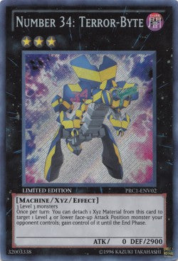 Nummer 34: Terror-Byte PRC1-V02 Secret Rare Excellent Deutsch