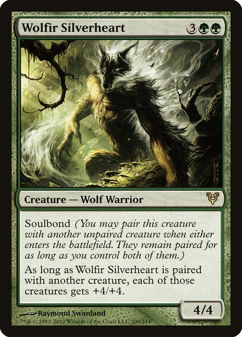 Wolfir Silverheart AVR-206 Rare Played Englisch Foil