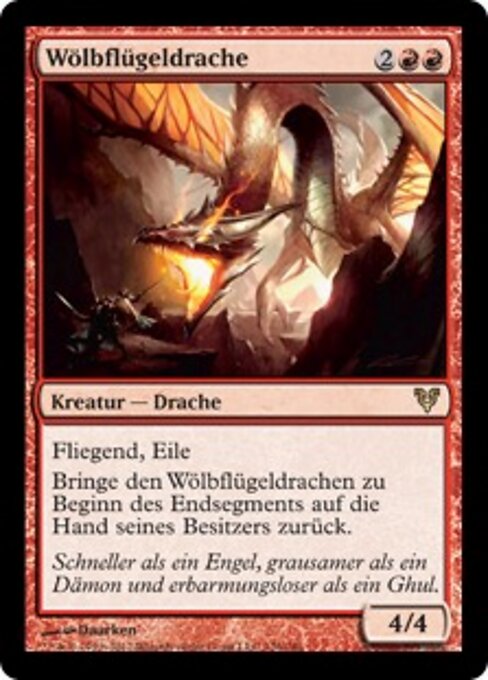 Wölbflügeldrache AVR-126 Rare Excellent Deutsch