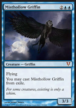 Misthollow Griffin AVR-68 Mythic Excellent Englisch Foil