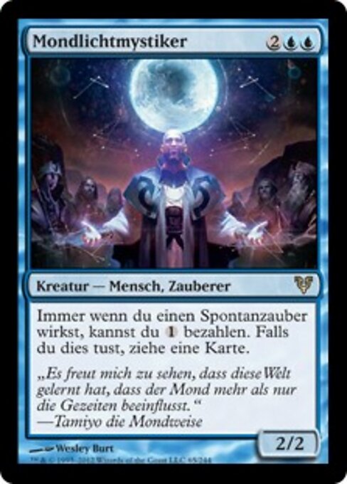 Mondlichtmystiker AVR-65 Rare Light Played Deutsch Foil