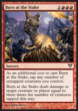 Burn at the Stake AVR-130 Rare Light Played Englisch