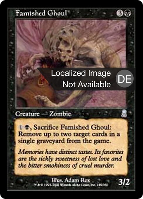 Ausgehungerter Ghul ODY-135 Uncommon Light Played Deutsch Foil