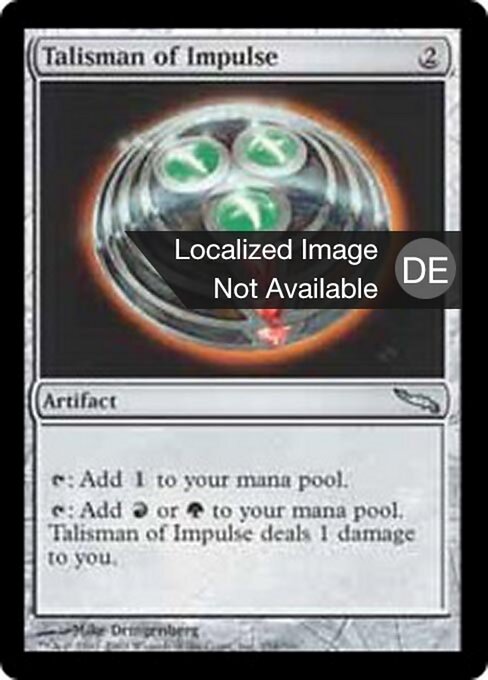 Talisman des Antriebs MRD-254 Uncommon Played Deutsch Foil