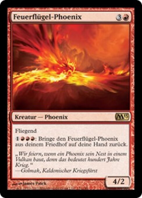 Feuerflügel-Phoenix M13-131 Rare Good Deutsch