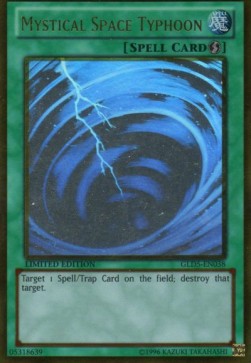 Mystischer Raum-Taifun GLD5-038 Ghost Rare Near Mint Deutsch