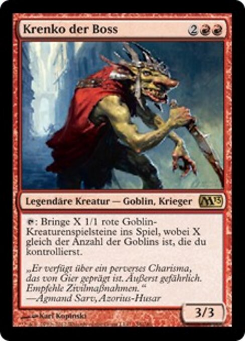 Krenko der Boss M13-138 Rare Excellent Deutsch Foil