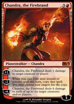 Chandra, the Firebrand M13-123 Mythic Excellent Englisch