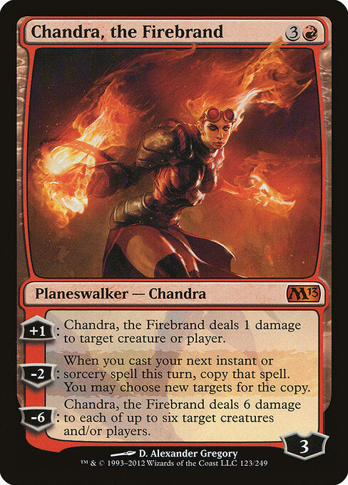 Chandra, the Firebrand M13-123 Mythic Excellent Englisch