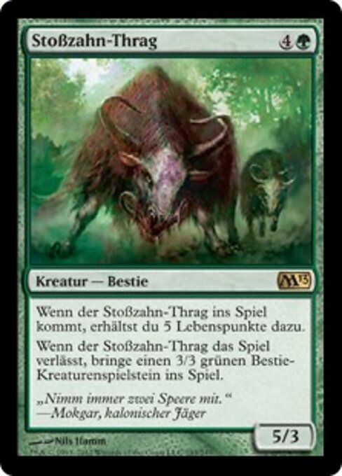 Stoßzahn-Thrag M13-193 Rare Excellent Deutsch