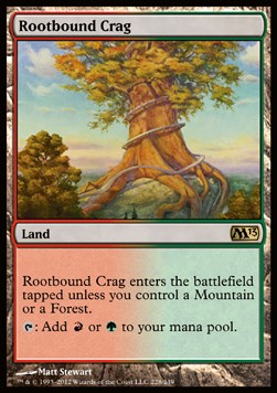 Rootbound Crag M13-228 Rare Light Played Englisch