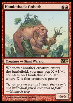 Häuserschleppender Goliath M13-136 Rare Played Englisch Foil