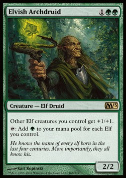 Elvish Archdruid M13-168 Rare Excellent Englisch