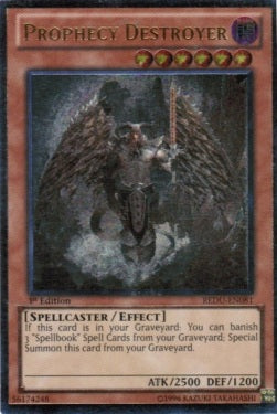Prophezeiungszerstörer REDU-DE081 Ultimate Rare Good Deutsch 1. Auflage