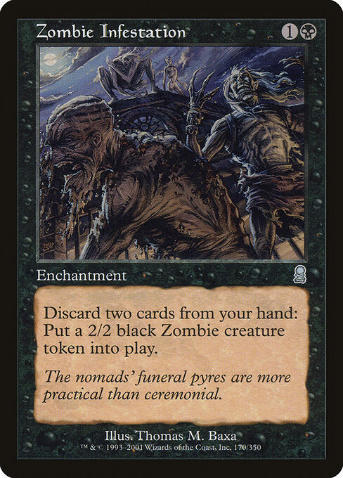 Zombie Infestation ODY-170 Uncommon Played Englisch