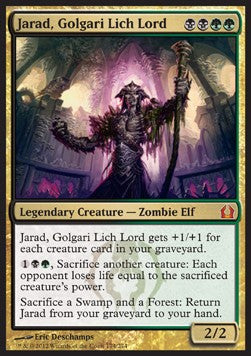 Jarad, Lichfürst der Golgari RTR-174 Mythic Excellent Englisch