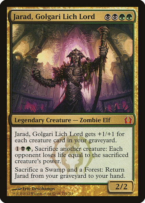 Jarad, Lichfürst der Golgari RTR-174 Mythic Excellent Englisch