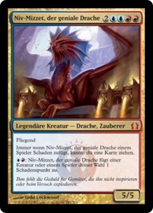 Niv-Mizzet, der geniale Drache RTR-183 Mythic Excellent Deutsch
