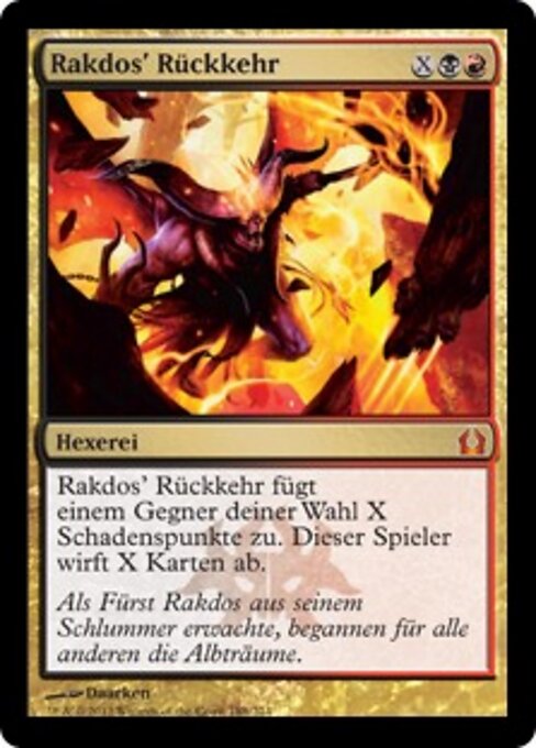 Rakdos' Rückkehr RTR-188 Mythic Excellent Deutsch