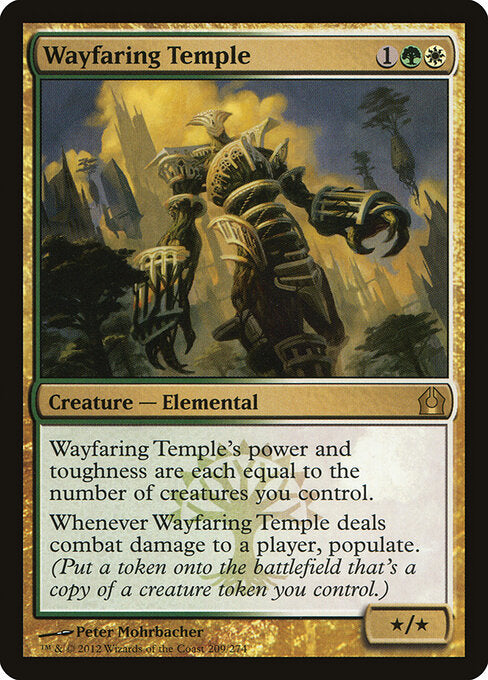 Wayfaring Temple RTR-209 Rare Light Played Englisch