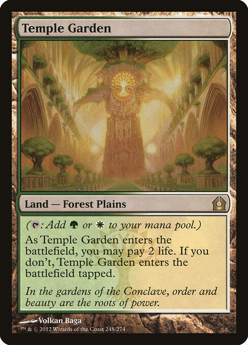 Tempelgarten RTR-248 Rare Good Englisch Foil