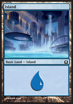 Insel (V.1) RTR-255 Land Excellent Deutsch Foil