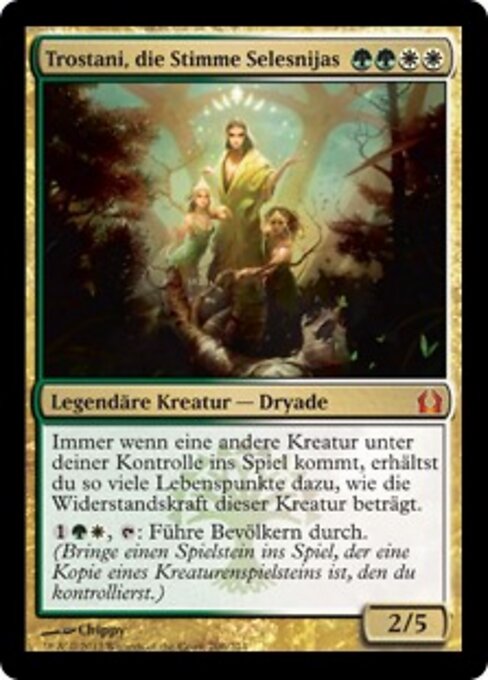 Trostani, die Stimme Selesnijas RTR-206 Mythic Excellent Deutsch