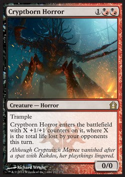 Cryptborn Horror RTR-212 Rare Near Mint Englisch
